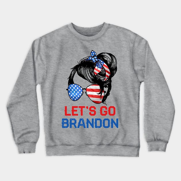 Let's Go Brandon Women Crewneck Sweatshirt by AllWellia